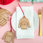 Personalised Wooden Christmas Jumper Decoration, thumbnail 3 of 4