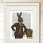 The Dapper Hare, Book Print, Framed Or Unframed, thumbnail 4 of 6