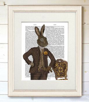 The Dapper Hare, Book Print, Framed Or Unframed, 4 of 6