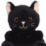 Twilight Black Cat Soft Toy Halloween, thumbnail 1 of 3