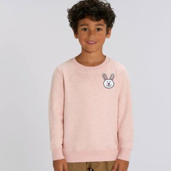 Childrens Organic Cotton Bunny Sweatshirt, 5 of 11