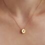 Moon Phase Necklace In Gold Vermeil With Diamonds, thumbnail 9 of 12