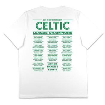 Celtic Scottish Premier League Champions T Shirt, 4 of 7