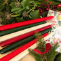 Eight Or Ten Tapered Dinner Candles 22mm Classic Christmas, thumbnail 2 of 5