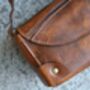 Small Leather Crossbody Bag Brown, thumbnail 9 of 12