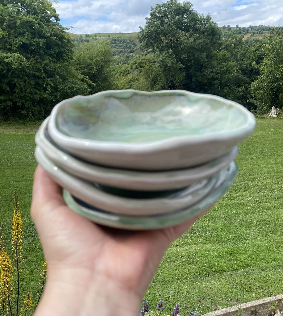 Handmade Ceramic Ramekin Dishes With Gift Tags By Rachel Collyer Ceramics
