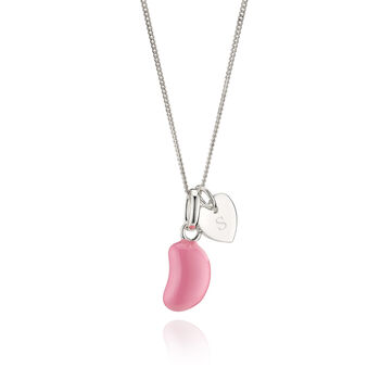 Personalised Sterling Strawberry Jelly Bean Necklace, 2 of 5