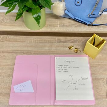 Avorium Personalised Vegan Leather Folio Refillable A4, 6 of 7