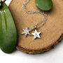 Sterling Silver Snowflake Christmas Necklace, thumbnail 2 of 11