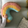 Knitted Rainbow Pillow, thumbnail 5 of 7