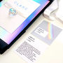 Charged Rainbow Swarovski Crystal Birthday Card, thumbnail 5 of 7