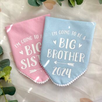 Big Brother Pregnancy Announcement Dog Bandana, 4 of 7