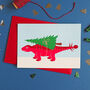 Dinosaur Christmas Cards, thumbnail 4 of 10