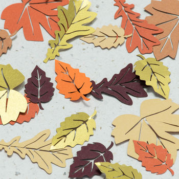 Autumn Leaves Table Confetti, 4 of 7