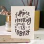 Personalised 'Yippee Hooray' Birthday Card, thumbnail 5 of 5