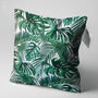 Tropical Eucalyptus Green Leaves Cushion Cover, thumbnail 3 of 7