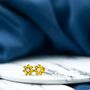 Stainless Steel Colourful Daisy Stud Earring, thumbnail 5 of 8