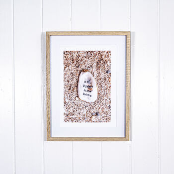 Personalised A4 No Place Like Home Shell Print, 2 of 3