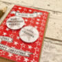 Personalised Mini Magnets Christmas Card, thumbnail 4 of 4