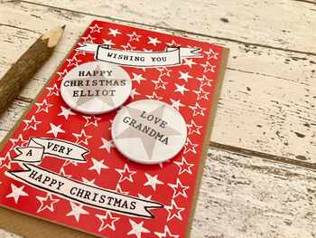 Personalised Mini Magnets Christmas Card, 4 of 4