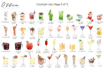 Personalised Christmas Cocktail Poster, 10 of 11