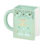 Coffee And Books Green Book Shaped Mug, thumbnail 2 of 3