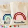 Personalised Rainbow Gift Bag, Glitter, thumbnail 2 of 3