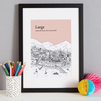 Personalised Largs Print, 4 of 11