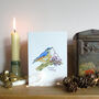 Nuthatch And Elderberries Christmas Card, thumbnail 1 of 7