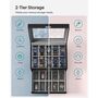 Two Tier Watch Box Watches Display Case Organiser Unit, thumbnail 5 of 12