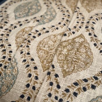 Block Printed Colourful Cotton Sofa Throw, 10 of 11