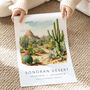 Mexico Travel Print Of The Sonoran Desert, thumbnail 2 of 7