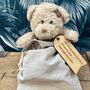 Personalised Teddy Bear In A Bag, thumbnail 1 of 7