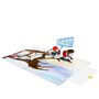 Dreaming Of A White Christmas?! Cheeky Christmas Card With Funny 3D Pop Up Robins, thumbnail 8 of 12