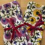 Set Of Two Indian Cotton Floral Napkins, thumbnail 1 of 5