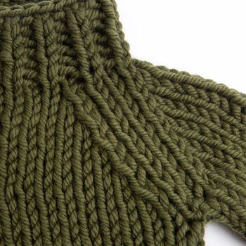 Claire Jumper Easy Knitting Kit, 8 of 12