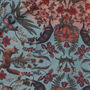 Folksy Fox Teal Scarf With Tassels, thumbnail 4 of 4