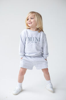 Mini Est Personalised Embroidered Sweatshirt Jumper, 9 of 12