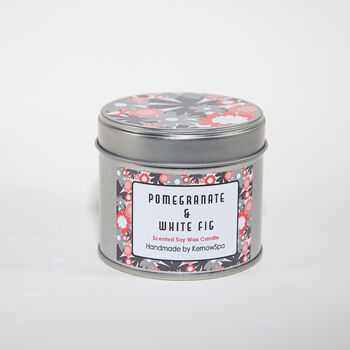 Pomegranate And White Fig Candle Tin, 2 of 2