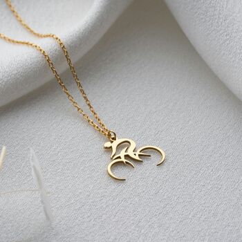 Ride On Spirit Cyclist Bike Necklace, 5 of 9