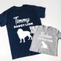 Personalised Father's Day Tshirt Set, Animal Design, thumbnail 1 of 7