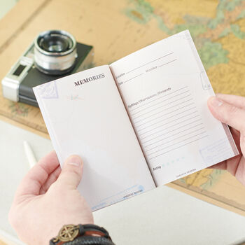Personalised Passport Adventure Notebook Journal, 4 of 6