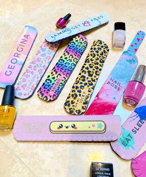 Funny Nail Me Nail File Holder Beauty Gift, 4 of 4