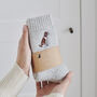 Liver And White Springer Spaniel Organic Cotton Apron, thumbnail 4 of 12