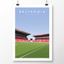 Stoke City Britannia Stadium Poster, thumbnail 2 of 8