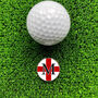 Personalised Initial St George Golf Ball Marker, thumbnail 1 of 4