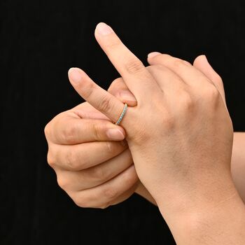 Gold Multiple Stone Band Ring, Personalised Rings, 3 of 6