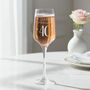 40th Birthday Diamante Champagne Flute With Birthstone Heart Gift Set, thumbnail 6 of 7