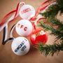 Personalised Football Team High Gloss Bauble, thumbnail 1 of 7