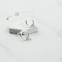 Sterling Silver 30th Birthday Circle Earrings, thumbnail 7 of 12